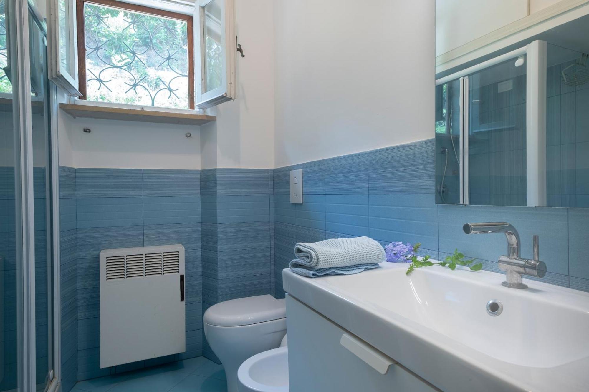 142 - Villa Blu A Marcelli - Villa Quadrilocale A Marcelli Con Ampio Giardino , Aria Condizionata E Wifi - Spiaggia Inclusa Nel Prezzo Εξωτερικό φωτογραφία