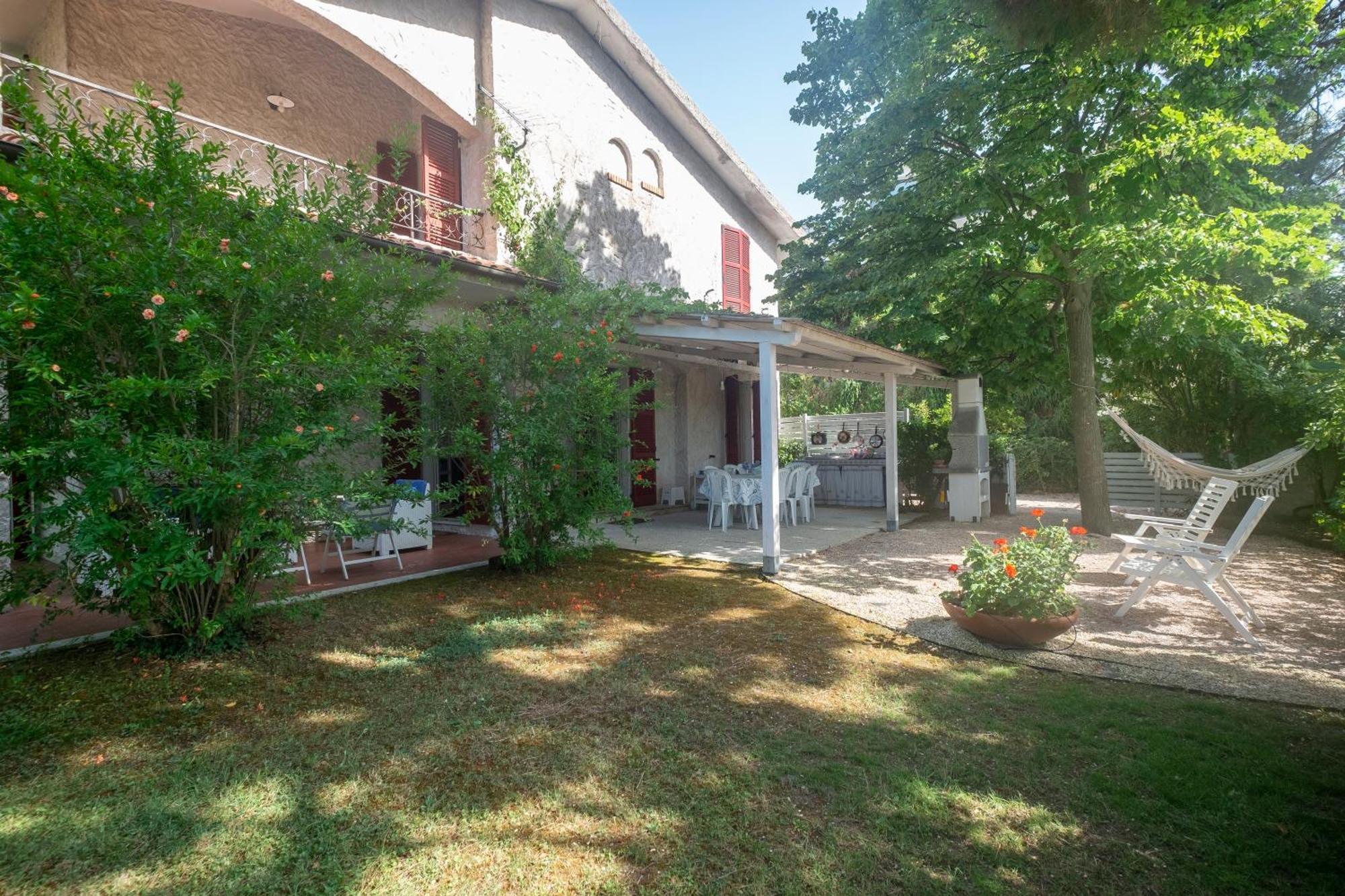142 - Villa Blu A Marcelli - Villa Quadrilocale A Marcelli Con Ampio Giardino , Aria Condizionata E Wifi - Spiaggia Inclusa Nel Prezzo Εξωτερικό φωτογραφία