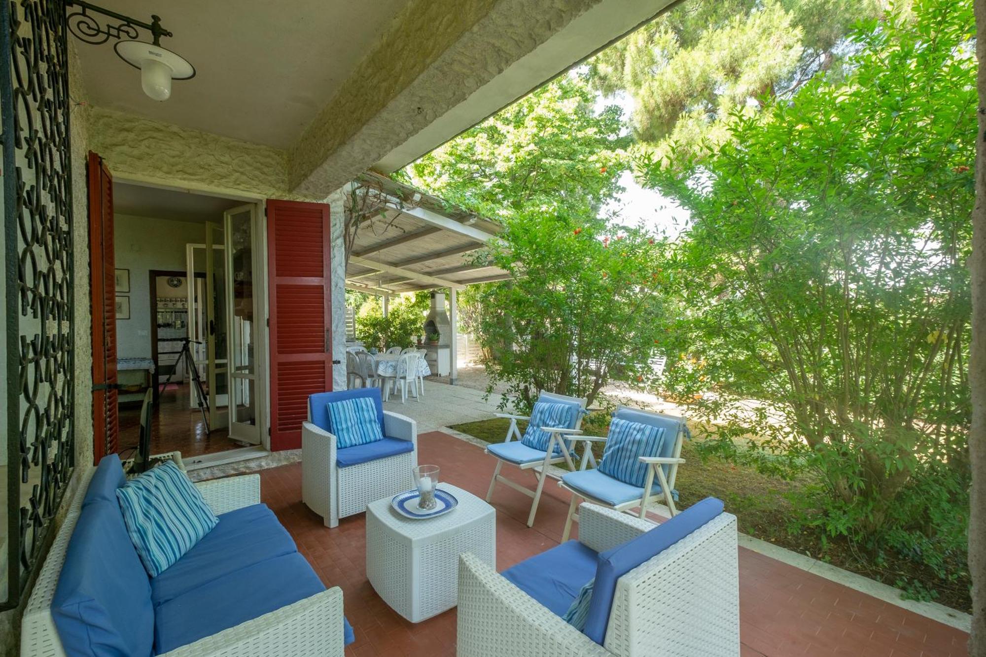142 - Villa Blu A Marcelli - Villa Quadrilocale A Marcelli Con Ampio Giardino , Aria Condizionata E Wifi - Spiaggia Inclusa Nel Prezzo Εξωτερικό φωτογραφία