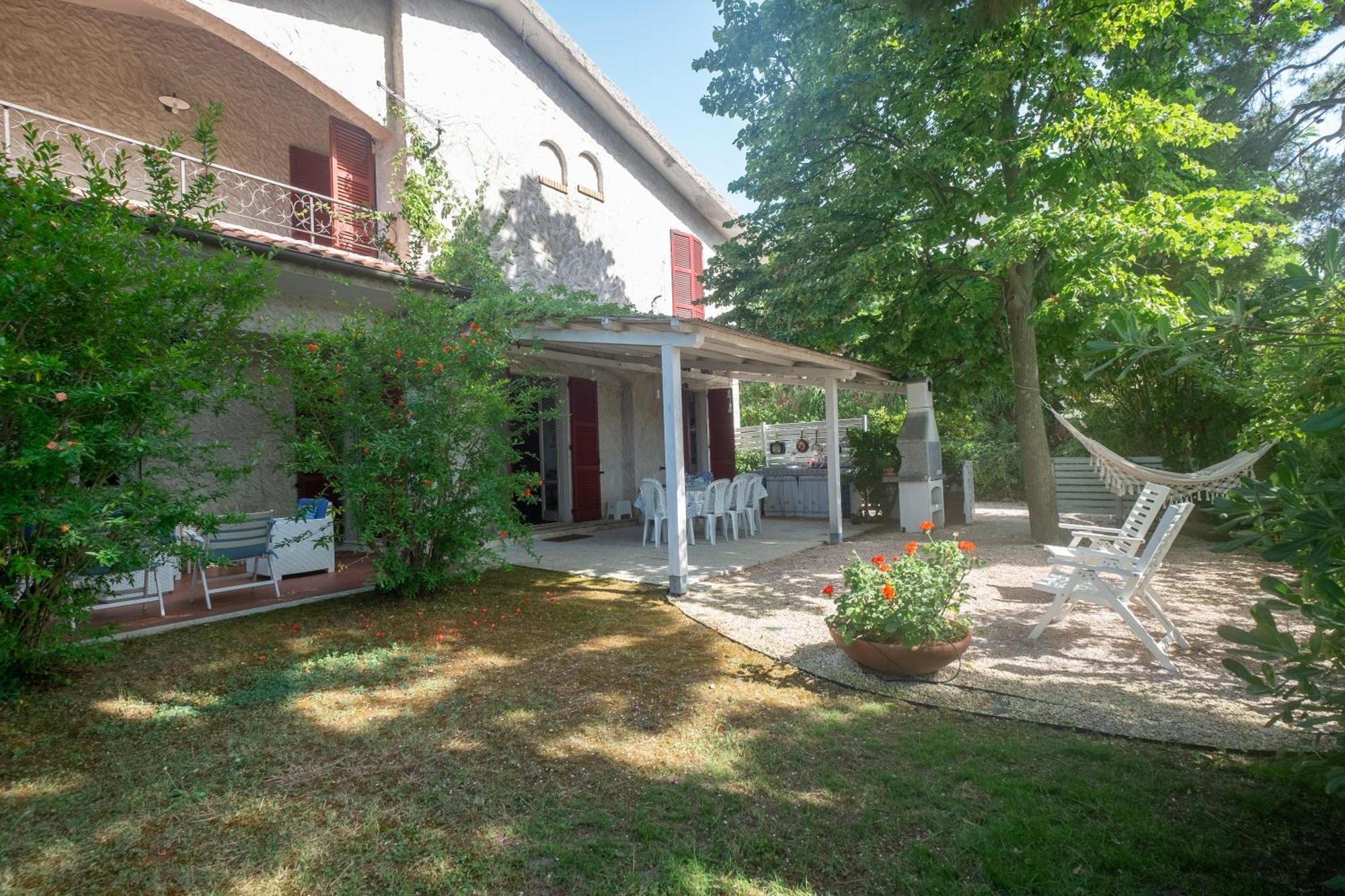 142 - Villa Blu A Marcelli - Villa Quadrilocale A Marcelli Con Ampio Giardino , Aria Condizionata E Wifi - Spiaggia Inclusa Nel Prezzo Εξωτερικό φωτογραφία