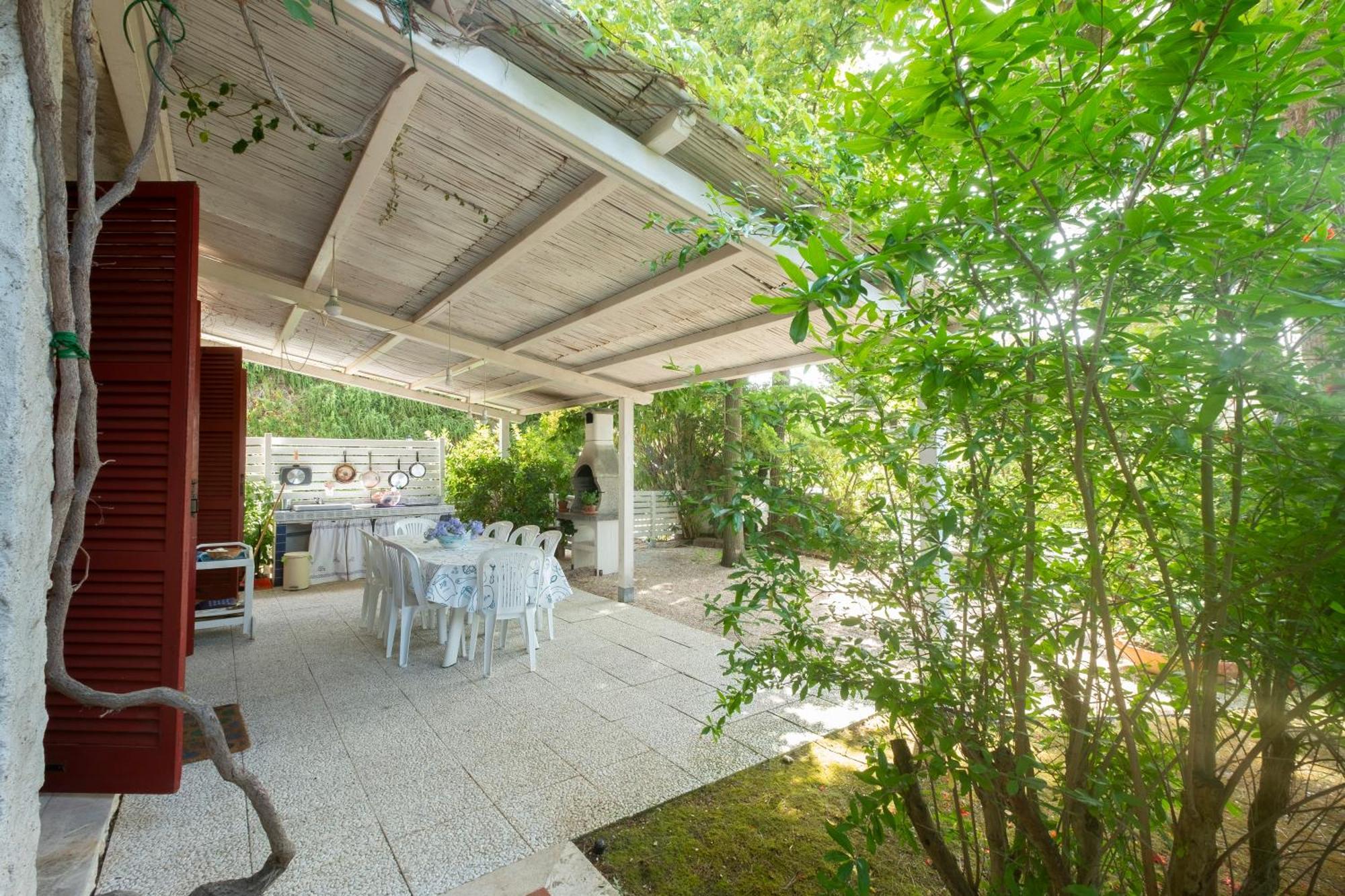142 - Villa Blu A Marcelli - Villa Quadrilocale A Marcelli Con Ampio Giardino , Aria Condizionata E Wifi - Spiaggia Inclusa Nel Prezzo Εξωτερικό φωτογραφία
